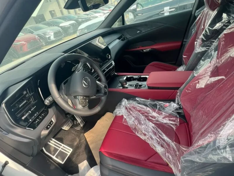 2026 Lexus RX500h F SPORT PERFORMANCE 2.5L 4 Cylinders Hybrid Engine White Red SUV