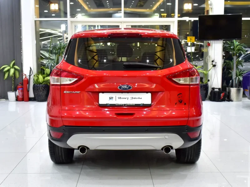 2016 Ford Escape S 4 Cylinders Petrol Engine Red Black Crossover GCC Specs Automatic