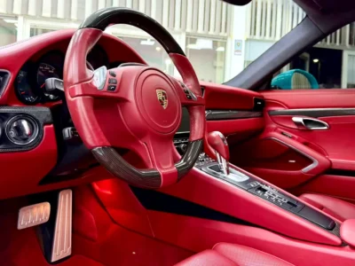 2014 Porsche 911 Turbo S (Carrera) 6 Cylinders Petrol Engine Blue Red Coupe GCC Specs
