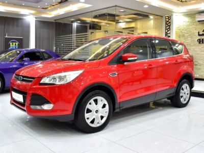 2016 Ford Escape S 4 Cylinders Petrol Engine Red Black Crossover GCC Specs Automatic