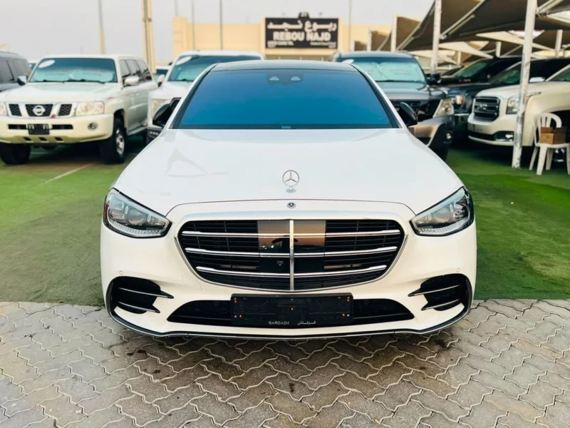 2026 Mercedes Benz S 500 4MATIC L HIGH 3.0L V6 Hybrid Engine White Orange Sedan GCC Specs