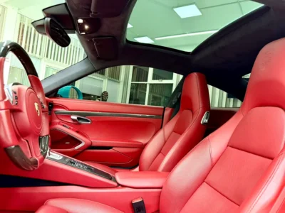 2014 Porsche 911 Turbo S (Carrera) 6 Cylinders Petrol Engine Blue Red Coupe GCC Specs