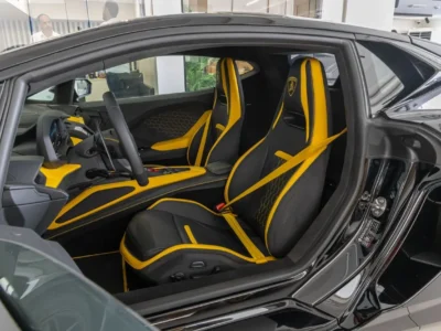 2026 Lamborghini Temerario 4.0L Twin-Turbo V8 Hybrid Black Yellow Black Sportback European Specs
