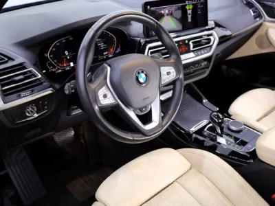 2023 BMW X3 sDrive30i 2.0L TwinPower Turbo 4-cylinder Engine Blue Beige SUV Automatic