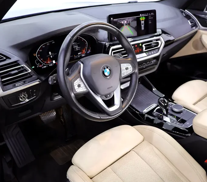 2023 BMW X3 sDrive30i 2.0L TwinPower Turbo 4-cylinder Engine Blue Beige SUV Automatic