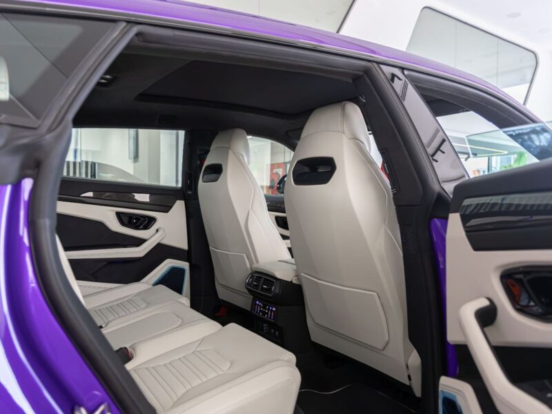 2026 Lamborghini Urus SE 4.0 Litres Twin-Turbo V8 Hybrid Engine Purple White SUV European Specs