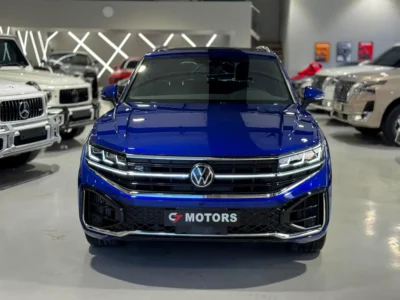 2024 Volkswagen Touareg R-Line 3.0L Turbocharged V6 Petrol Engine Blue Black SUV GCC Specs