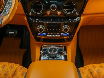 2021 Rolls Royce Phantom Standard 6.8 Litres 12 Cylinders Petrol Engine Black Orange Sedan