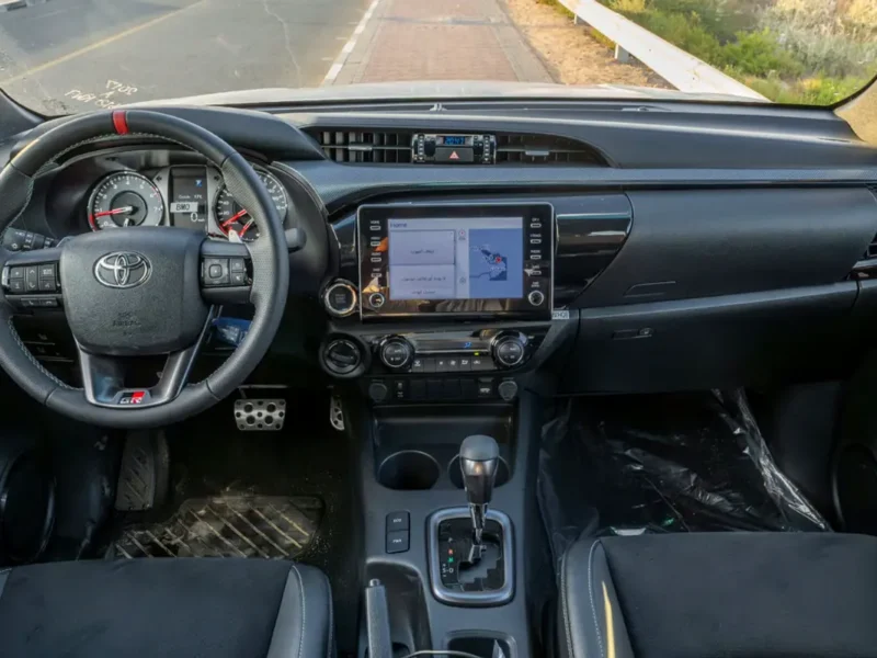 2026 Toyota Hilux GR Sport 4.0 Litres 6 Cylinders Petrol Engine Black Pickup Truck GCC Specs
