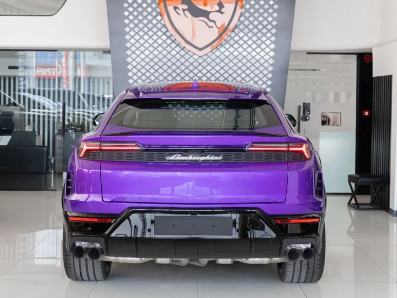 2026 Lamborghini Urus SE 4.0 Litres Twin-Turbo V8 Hybrid Engine Purple White SUV European Specs
