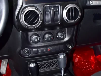 2017 Jeep Wrangler Sport 6 Cylinders Petrol Engine Red Black Crossover GCC Specs Automatic