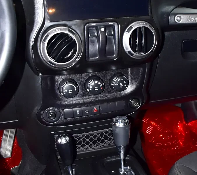 2017 Jeep Wrangler Sport 6 Cylinders Petrol Engine Red Black Crossover GCC Specs Automatic
