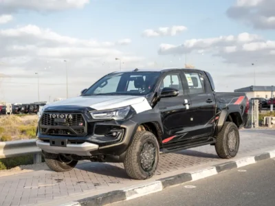 2026 Toyota Hilux GR Sport 4.0 Litres 6 Cylinders Petrol Engine Black Pickup Truck GCC Specs