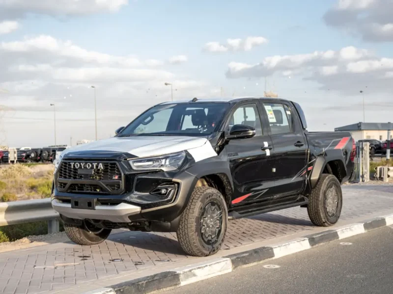2026 Toyota Hilux GR Sport 4.0 Litres 6 Cylinders Petrol Engine Black Pickup Truck GCC Specs