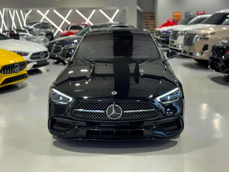 2024 Mercedes-Benz C-Class C200 4 Cylinders Hybrid Engine Black Red Sedan European Specs