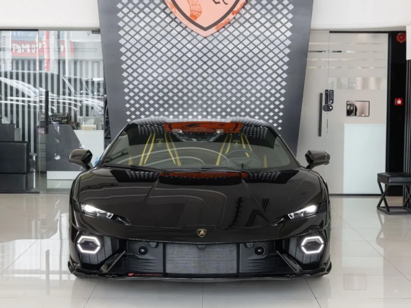 2026 Lamborghini Temerario 4.0L Twin-Turbo V8 Hybrid Black Yellow Black Sportback European Specs