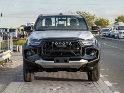 2026 Toyota Hilux GR Sport 4.0 Litres 6 Cylinders Petrol Engine Black Pickup Truck GCC Specs