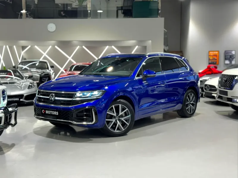 2024 Volkswagen Touareg R-Line 3.0L Turbocharged V6 Petrol Engine Blue Black SUV GCC Specs