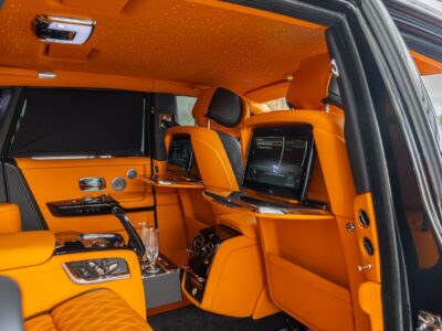 2021 Rolls Royce Phantom Standard 6.8 Litres 12 Cylinders Petrol Engine Black Orange Sedan