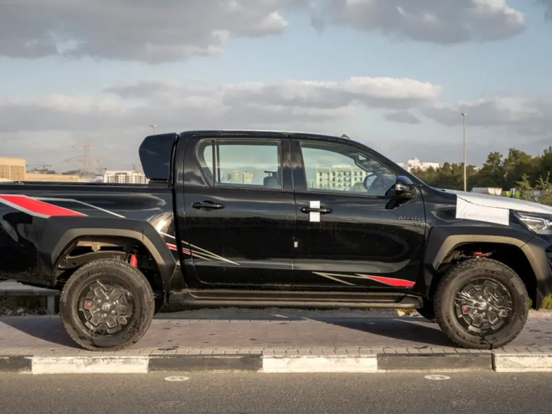 2026 Toyota Hilux GR Sport 4.0 Litres 6 Cylinders Petrol Engine Black Pickup Truck GCC Specs