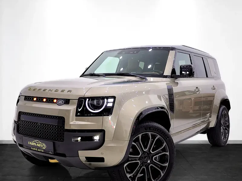 2026 Land Rover Defender 110 Octa P635 Twin-Turbo V8 Engine Gold Tan SUV FULLY LOADED