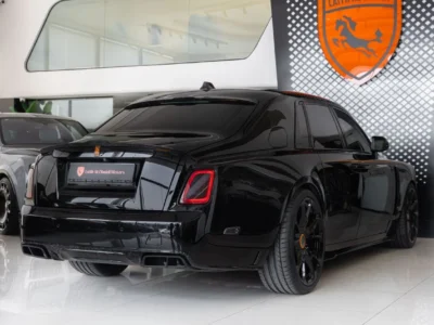 2021 Rolls Royce Phantom Standard 6.8 Litres 12 Cylinders Petrol Engine Black Orange Sedan