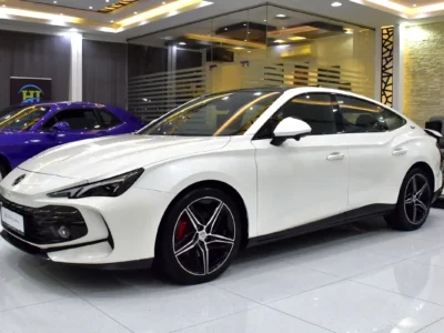 2022 MG MG 7 Sport 4 Cylinders Petrol Engine White Blue Sedan Chinese Specs Automatic