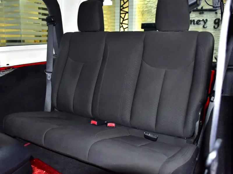 2017 Jeep Wrangler Sport 6 Cylinders Petrol Engine Red Black Crossover GCC Specs Automatic