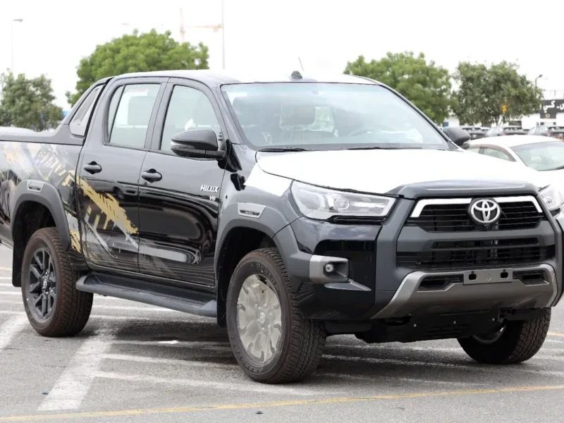 2026 Toyota Hilux Adventure 4.0 Litres V6 Petrol Engine Black Pickup Truck GCC Specs