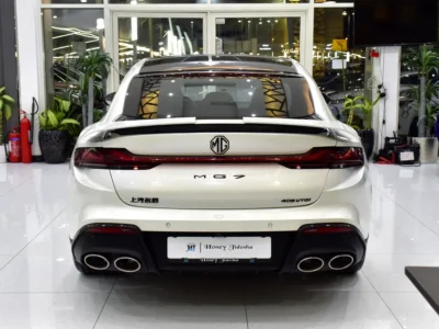 2022 MG MG 7 Sport 4 Cylinders Petrol Engine White Blue Sedan Chinese Specs Automatic