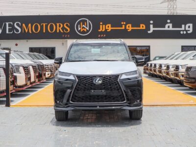 2026 Lexus LX600 F SPORT 3.5 Litres V6 Twin-Turbo Petrol Engine Black Red SUV GCC Specs