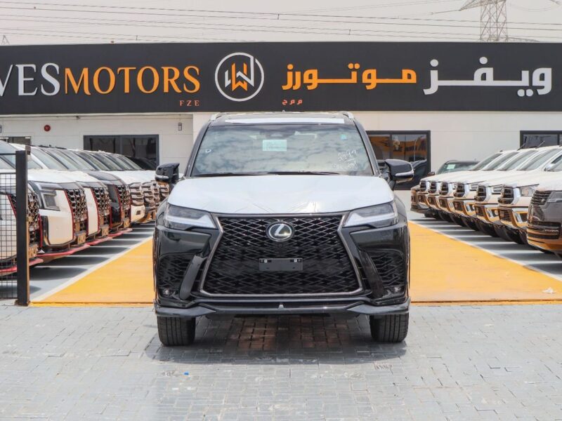 2026 Lexus LX600 F SPORT 3.5 Litres V6 Twin-Turbo Petrol Engine Black Red SUV GCC Specs
