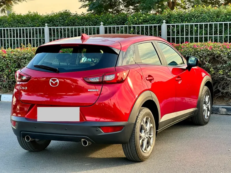 2024 Mazda CX-3 Comfort 2.0 Litres 4 Cylinders Petrol Engine Red Black Crossover GCC Specs