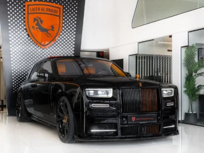 2021 Rolls Royce Phantom Standard 6.8 Litres 12 Cylinders Petrol Engine Black Orange Sedan