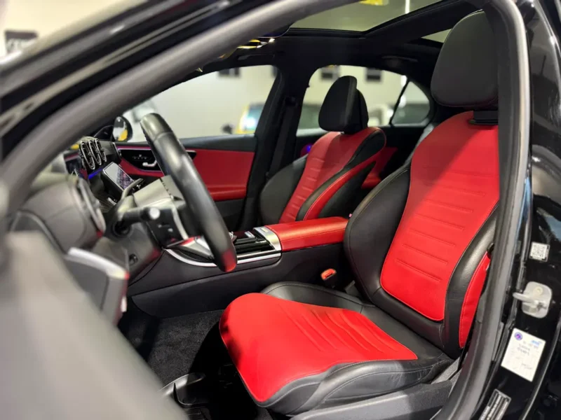 2024 Mercedes-Benz C-Class C200 4 Cylinders Hybrid Engine Black Red Sedan European Specs
