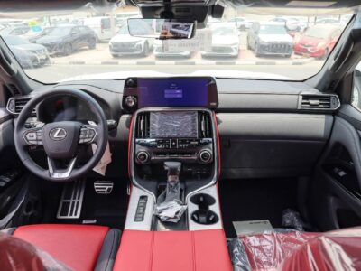 2026 Lexus LX600 F SPORT 3.5 Litres V6 Twin-Turbo Petrol Engine Black Red SUV GCC Specs