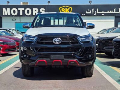 2026 Toyota Hilux SR5 TRD 4.0 Litres 6 Cylinders Petrol Engine Black Red Pickup Truck GCC Specs