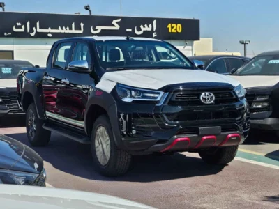 2026 Toyota Hilux SR5 TRD 4.0 Litres 6 Cylinders Petrol Engine Black Red Pickup Truck GCC Specs