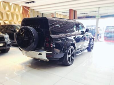 2023 Land Rover Defender 130 HSE P400 X-Dynamic 3.0L 6 Cylinders Hybrid Engine Black Tan SUV