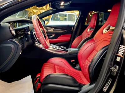 2023 Mercedes Benz AMG GT 63 S E PERFORMANCE 4.0L 8 Cylinders Engine Black Red Coupe