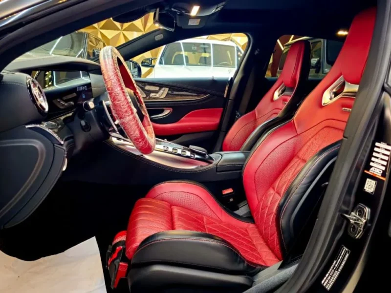 2023 Mercedes Benz AMG GT 63 S E PERFORMANCE 4.0L 8 Cylinders Engine Black Red Coupe