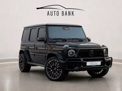2025 Mercedes-Benz G-Class G 63 AMG 4.0 Litres V8 Biturbo Petrol Engine Black White SUV Automatic