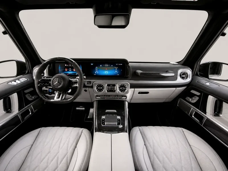 2025 Mercedes-Benz G-Class G 63 AMG 4.0 Litres V8 Biturbo Petrol Engine Black White SUV Automatic