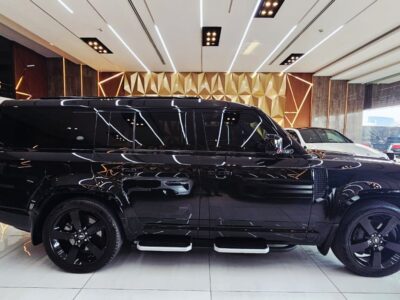 2023 Land Rover Defender 130 HSE P400 X-Dynamic 3.0L 6 Cylinders Hybrid Engine Black Tan SUV