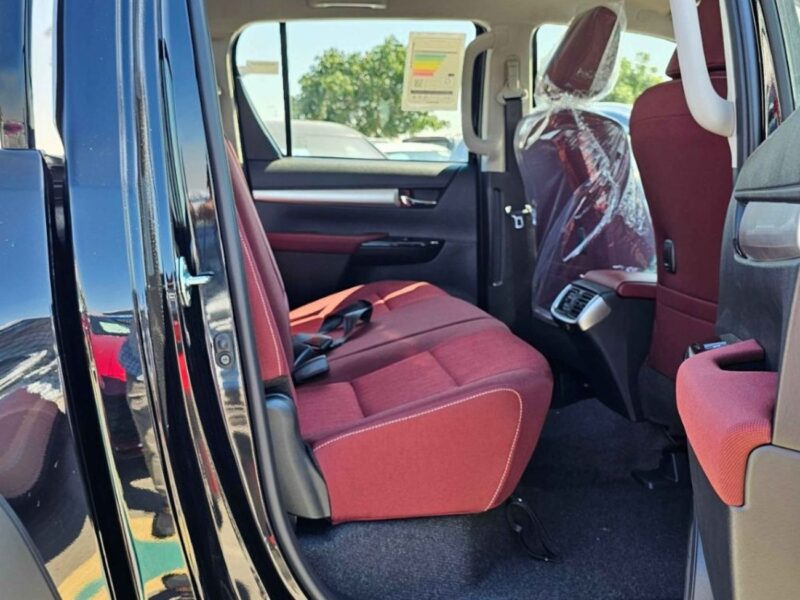 2026 Toyota Hilux SR5 TRD 4.0 Litres 6 Cylinders Petrol Engine Black Red Pickup Truck GCC Specs
