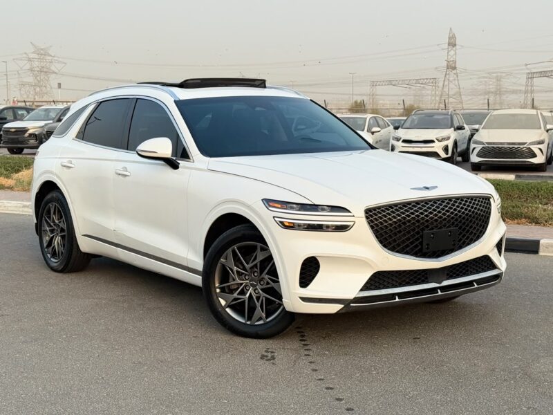 2022 GENESIS GV70 2.5 Litres TURBO V4 Petrol Engine White Black SUV American Specs Automatic