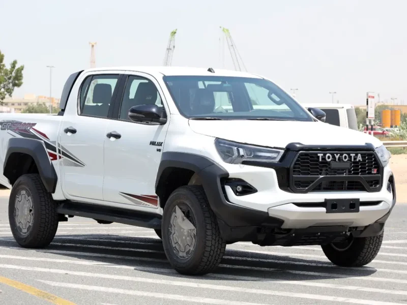 2026 Toyota Hilux GR Sport 4.0L 6 Cylinders Petrol Engine White Black Pickup Truck GCC Specs