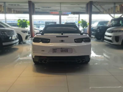 2024 Chevrolet Camaro SS 6.2 Litres 8 Cylinders Petrol Engine White Red Convertible US Specs