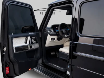 2025 Mercedes-Benz G-Class G 63 AMG 4.0 Litres V8 Biturbo Petrol Engine Black White SUV Automatic
