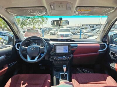 2026 Toyota Hilux SR5 TRD 4.0 Litres 6 Cylinders Petrol Engine Black Red Pickup Truck GCC Specs